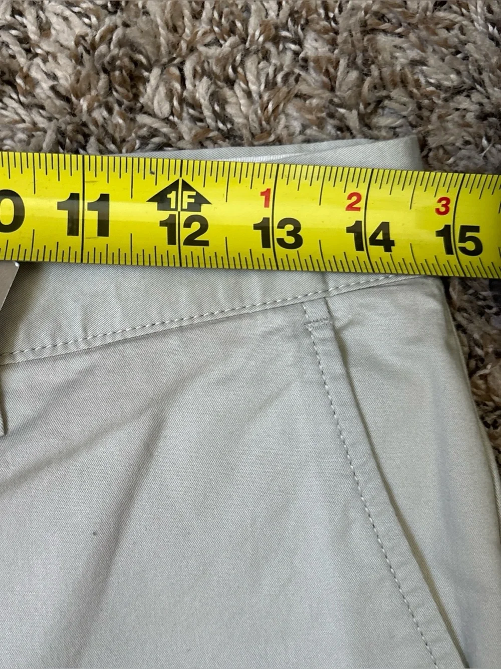 J. Crew Men's Flat-Front Light Khaki Shorts
